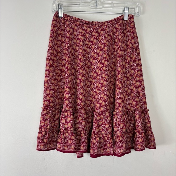 Max Studio Dresses & Skirts - Max Studio Floral Skirt Womens M Tiered Colorful Flowy Feminine Cottage Pull On